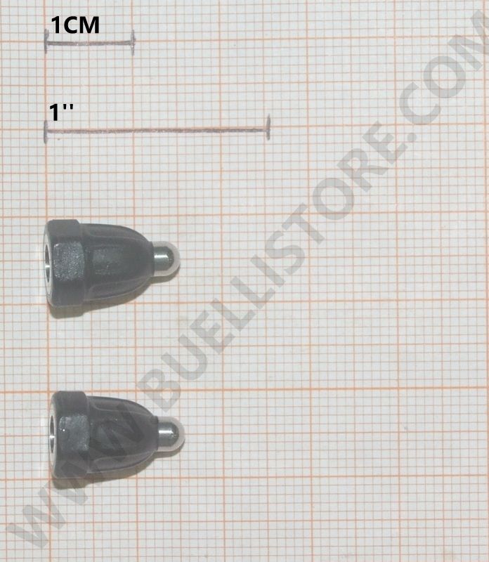 TAPPI ELETTRODI LUNGHI PER DOGTRA 2500 T&B E ALTRI SISTEMI CON VITI PER FILETTO DA 2,85 MM - 2PZ