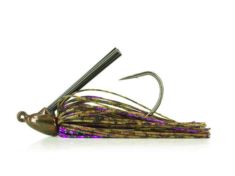 MOLIX TENAX JIG 1/2 OZ #127 GREEN PUMPKIN RED PURPLE