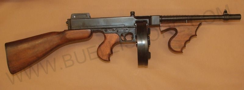 DENIX FUCILE INERTE THOMPSON M1 A1 CON CARICATORE A TAMBURO 