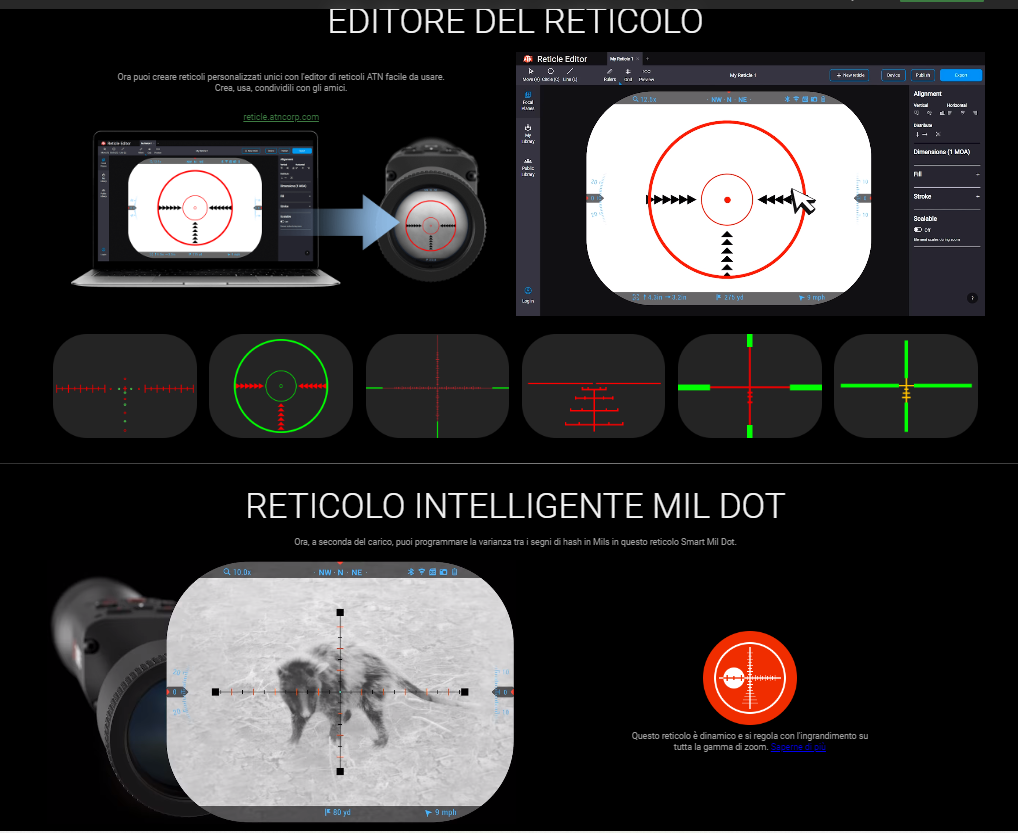 ATN MARS 5 LRF 320 - Ottica Termica 