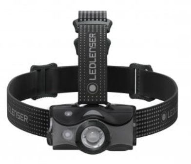 LED LENSER - MH7 GRAY/BLACK - TORCIA FRONTALE RICARICABILE - 600 LUMENS - 200 METRI 