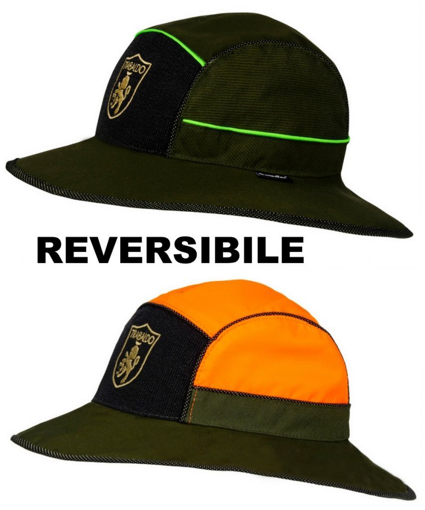 TRABALDO CAPPELLO IMPERMEABILE REVERSIBILE ARANCIO- MISSOURI - TAGLIA XL