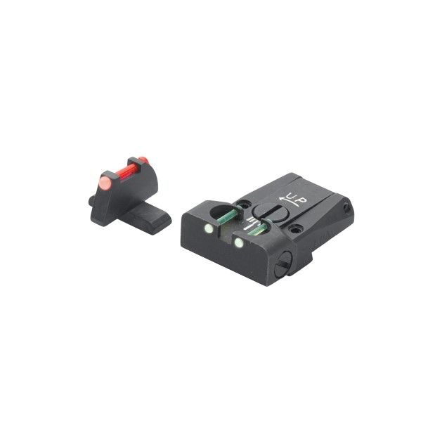 LPA TACCA DI MIRA REGOLABILE E MIRINO IN FIBRA OTTICA PER SPRINGFIELD XD