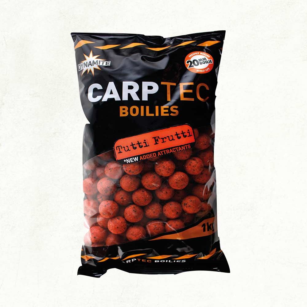 DYNAMITE BAITS CARP TEC BOILIES  TUTTI FRUTTI 15 mm - 1 KG 