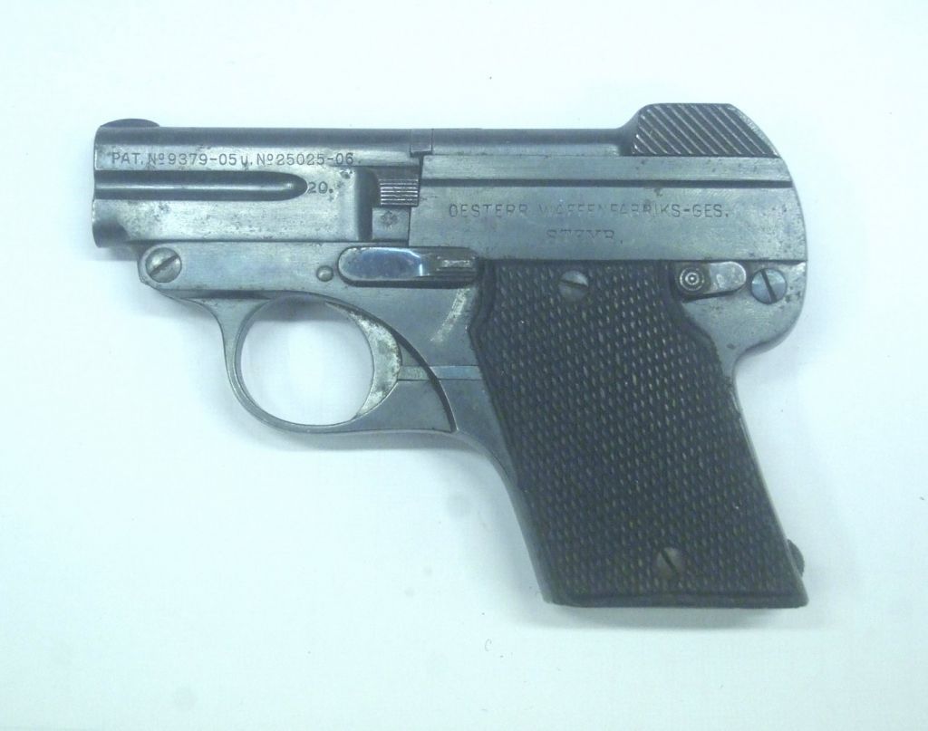 STEYR MOD. 1909 CAL. 6.35 - PISTOLA ANTICA