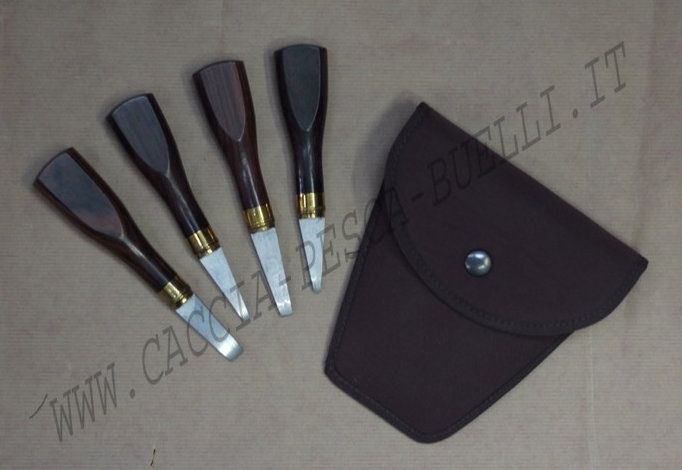 BERETTA SET 4 CACCIAVITI CON MANICO IN PALLISSANDRO 