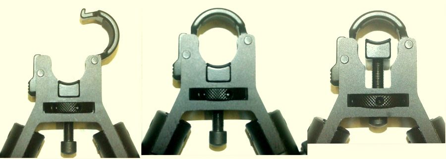 UTG MONSTER CLAMP - BIPIEDE CON ATTACCO PER CANNA CARABINA
