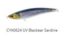 DUO BEACH WALKER LIMBER 115S #UV BLACKEAR SARDINE