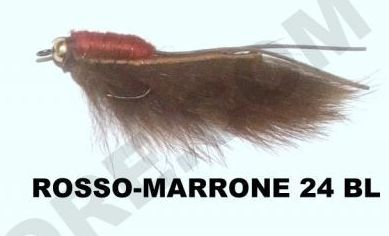 VANFOOK - RABBIT LEECH ZONKER JIG - 2 GRAMMI - ROSSO MARRONE