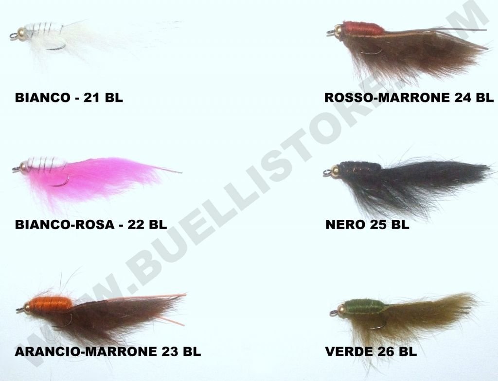VANFOOK - SPINFLY - RABBIT LEECH ZONKER JIG - 2 GRAMMI