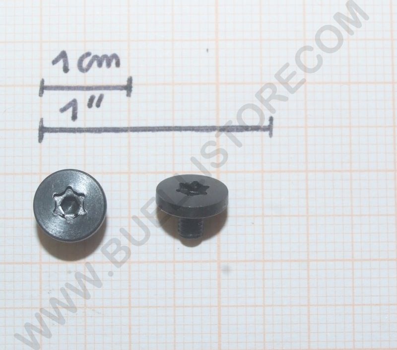 BERETTA VITE NERA PER GUANCETTA MODELLO TORX PER SERIE 92-96-98 E 80 CONFEZIONE DA 1 PZ COLORE NERO