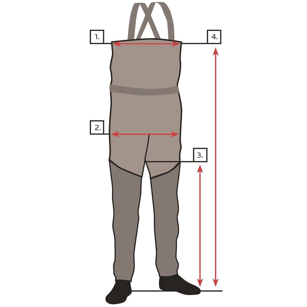 GREYS Tital Breathable Stockingfoot Waders da pesca 