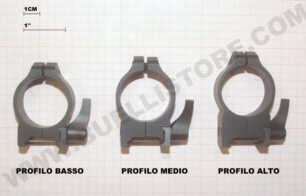 WARNE MAXIMA ATTACCHI CON SGANCIO RAPIDO LE OTTICHE CON TUBO DA 30 mm PER SLITTE WEAVER