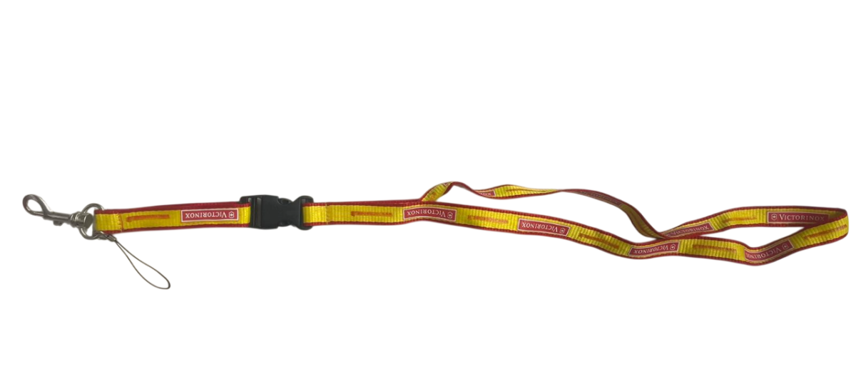 OMAGGIO PESCA  E ABBIGLIAMENTO PER ORDINI SUPERIORI A 64€ | PORTACHIAVI VICTORINOX GIALLO