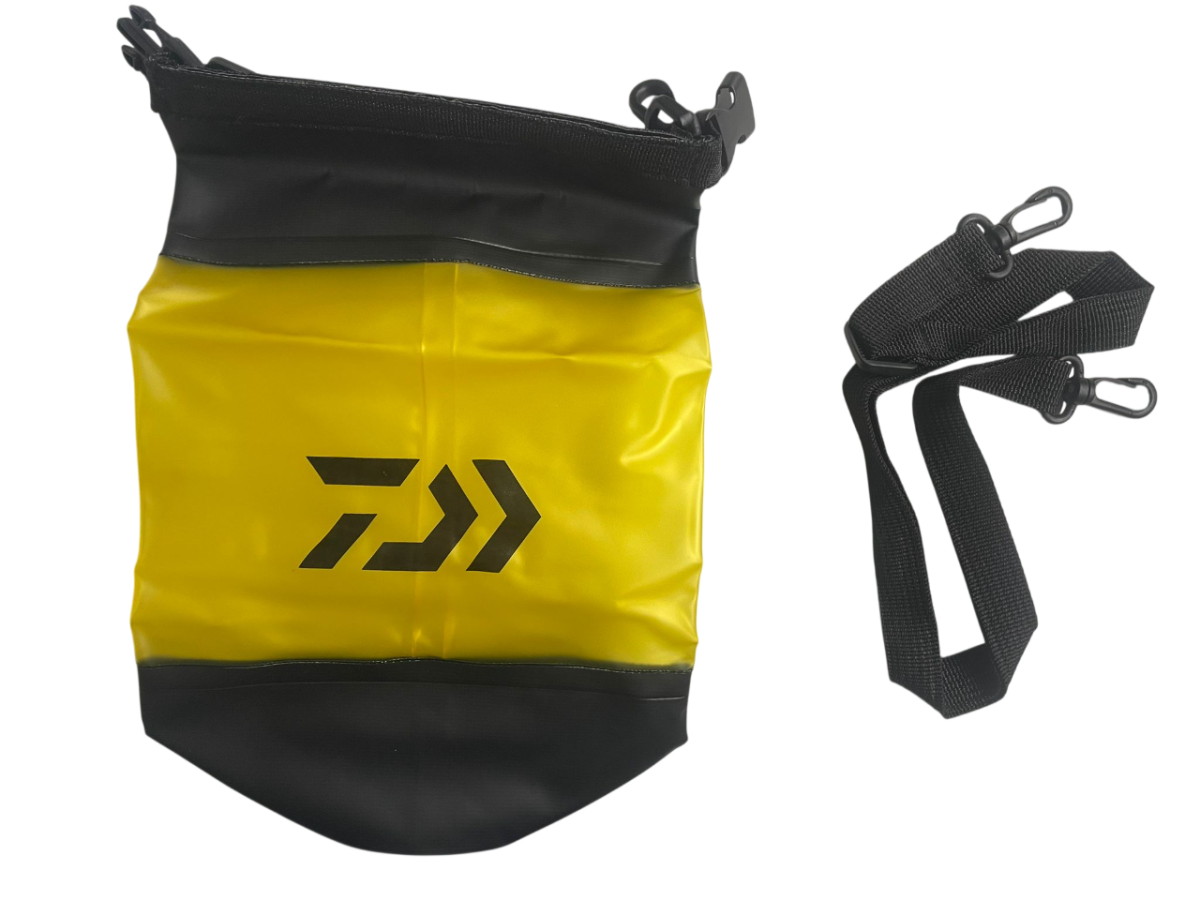 OMAGGIO PESCA PER ORDINI SUPERIORI a 120€ | BUSTA PORTA OGGETTI CON CHIUSURA STAGNA GIALLA