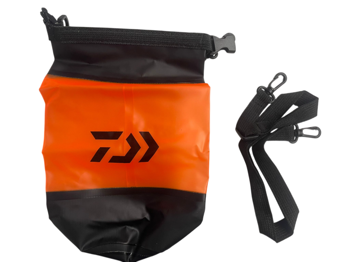 OMAGGIO PESCA PER ORDINI SUPERIORI A 120€| BUSTA PORTA OGGETTI CON CHIUSURA STAGNA ARANCIO