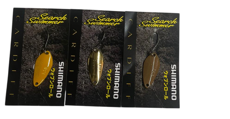 SHIMANO CARDIFF SEARCH SWIMMER 3.5g SET 3 PZ- ONDULANTI TROUT AREA