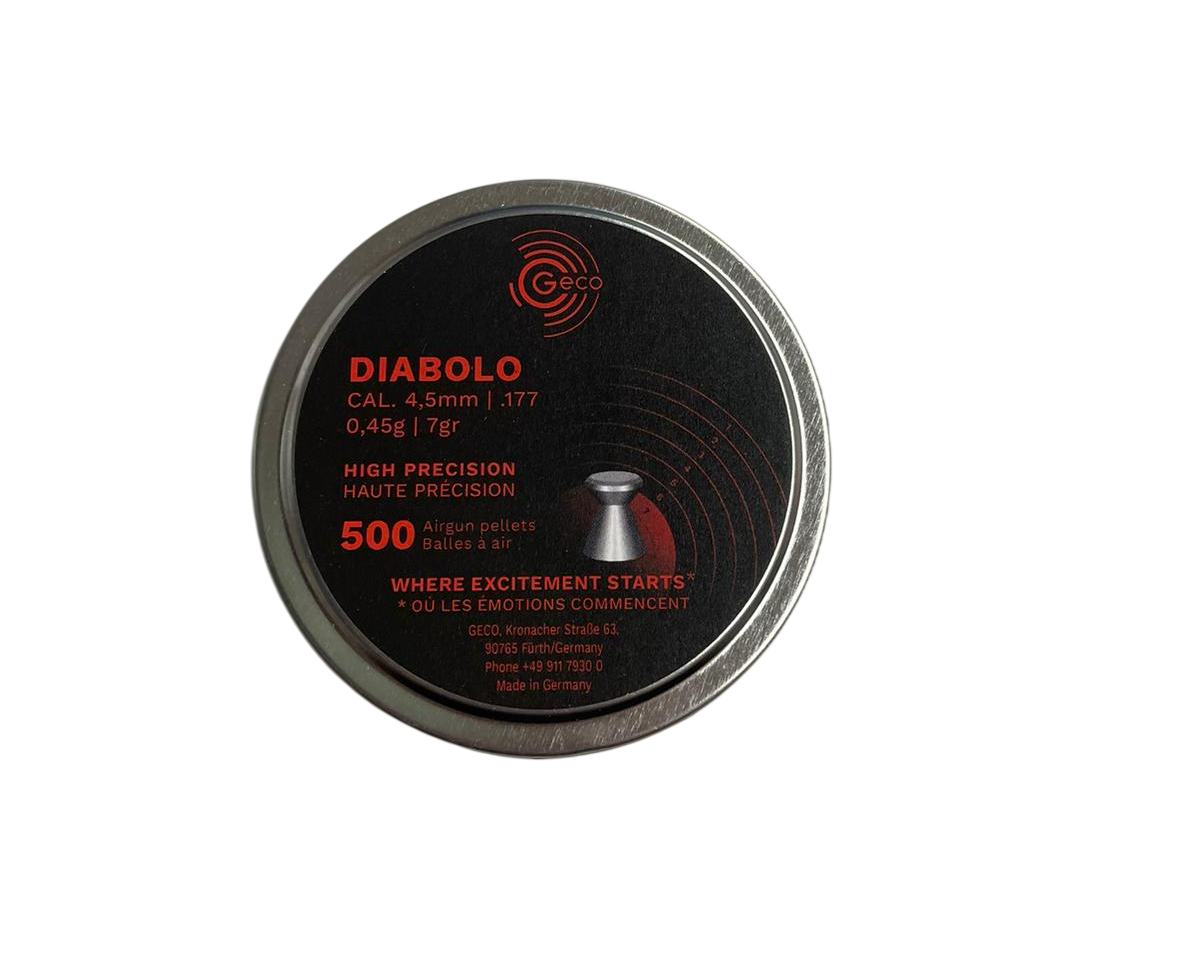 PIOMBINI PIATTI GECO STANDAR CAL. 4.5 - PESO 0.48 GRAMMI - 500 PZ