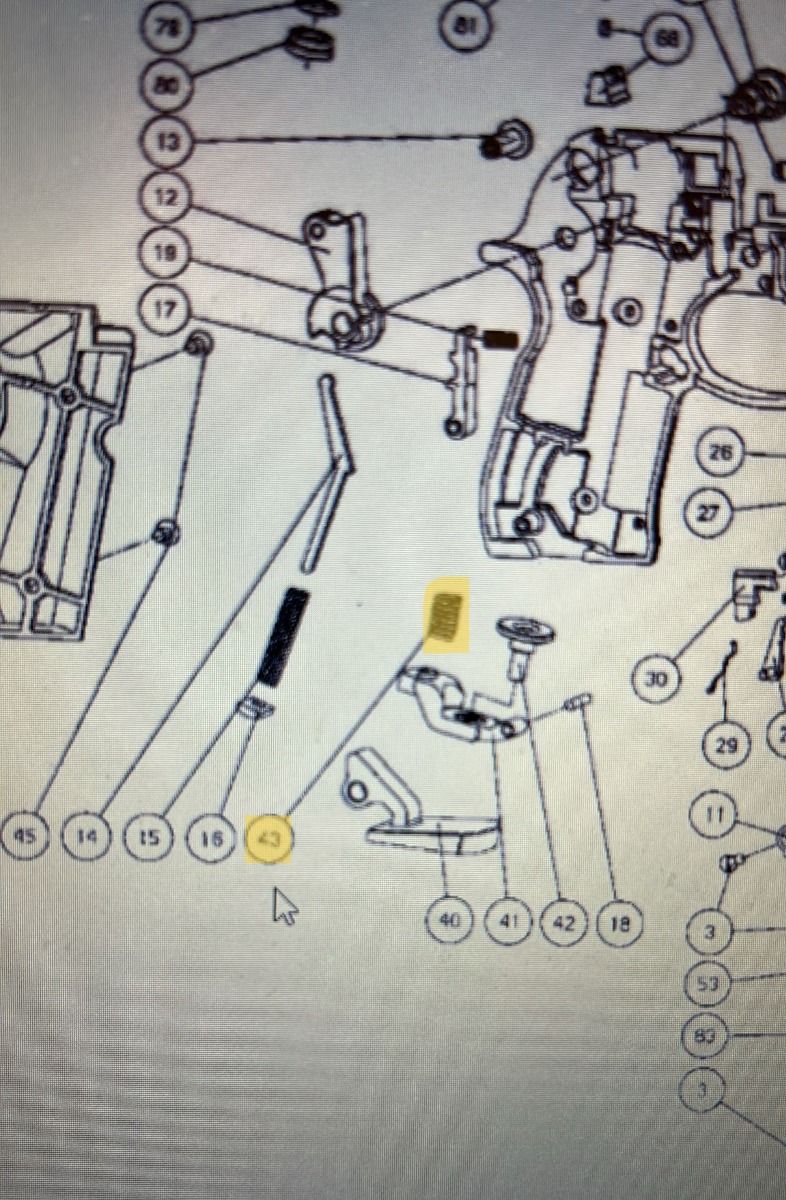 MOLLA PER BLOCCAGGIO - 92 CO2 CAL 4,5MM