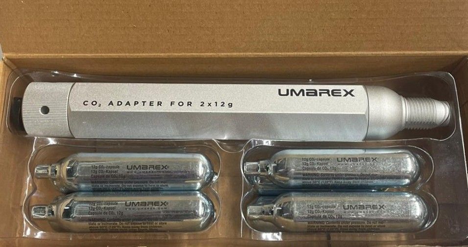 UMAREX ADATTATORE X 2 CO2 DA 12 G E 8 X12 G CO2 CAPSULES