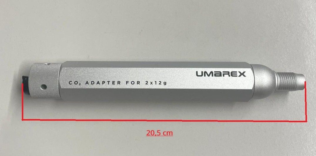 UMAREX ADATTATORE X 2 BOMBOLE CO2 DA 12 G 