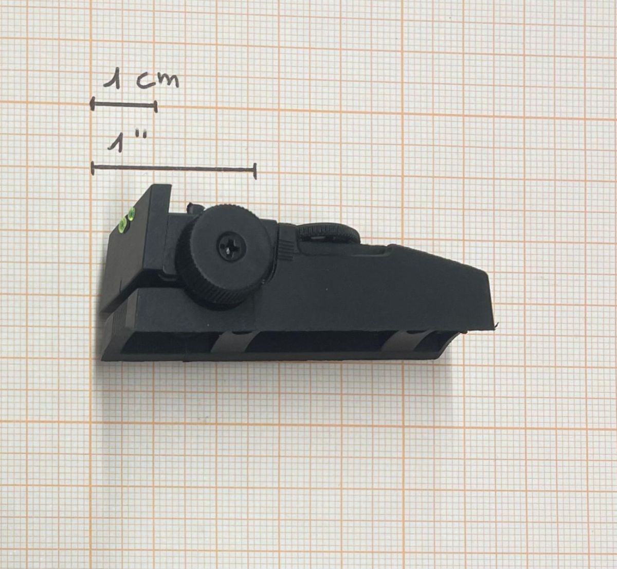 STOEGER A30 - F40 - RICAMBIO ASSIEME TACCA DI MIRA REGOLABILE CON FIBRA OTTICA 