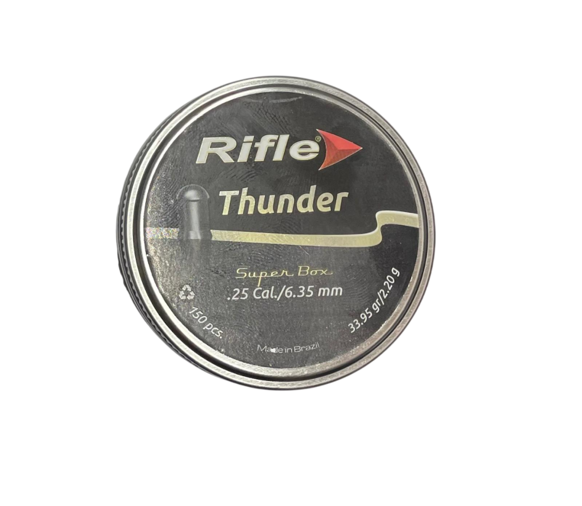 RIFLE PALLET SPOT-FIELD THUNDER .25 CAL/6.35 mm 2.20 gr / 33.90 grs 150 PEZZI