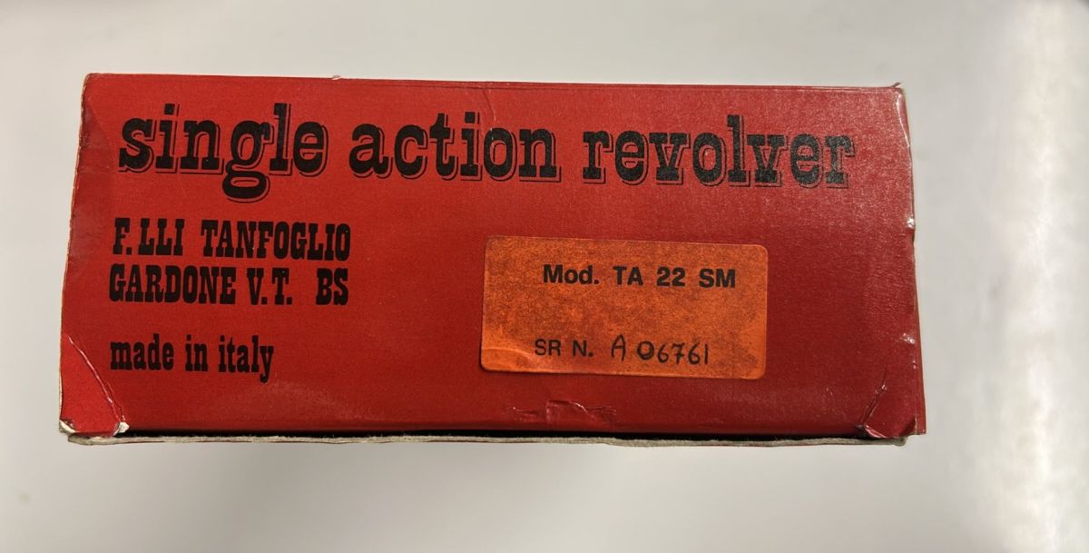 F.LLI TANFOGLIO SINGLE ACTION CAL. 22 LR E 22 MAG