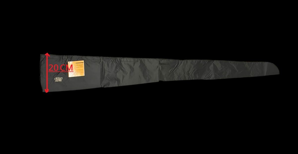 FULPA FODERO FUCILE ULTRA-LEGGERO NERO IN NYLON CON CHIUSURA LATERALE - 130 CM