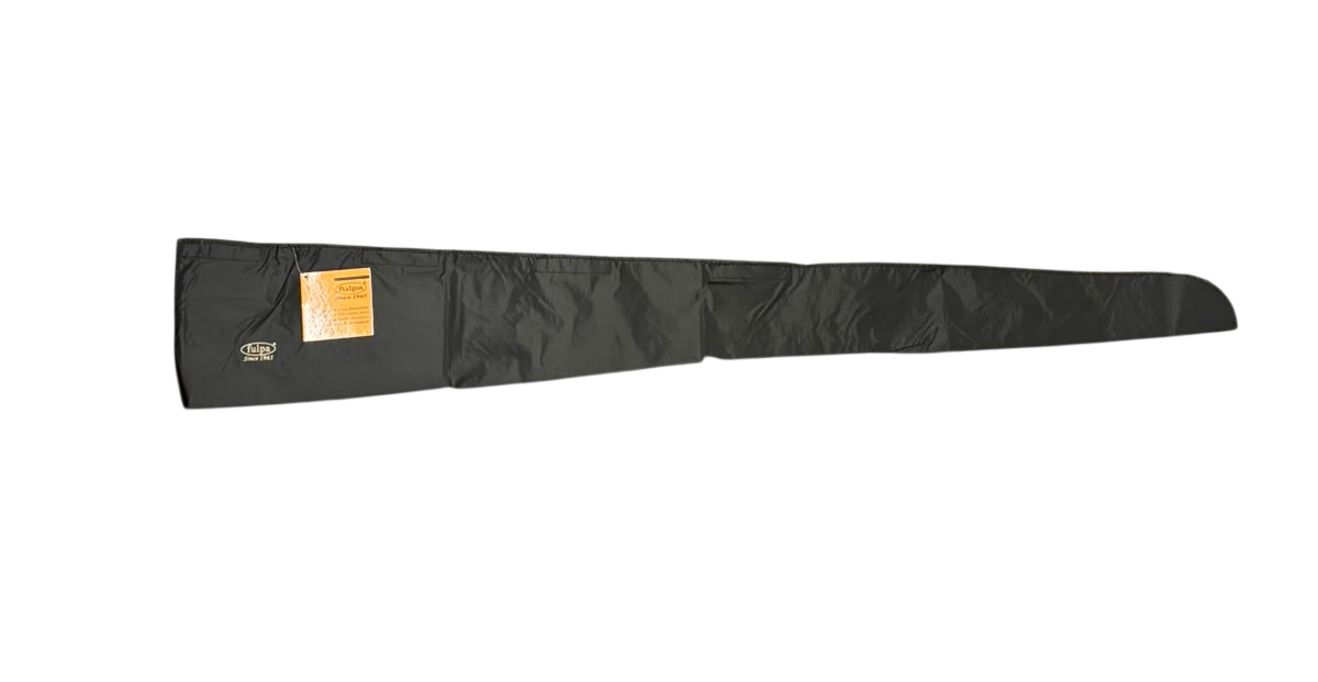 FULPA FODERO FUCILE ULTRA-LEGGERO NERO IN NYLON CON CHIUSURA LATERALE - 130 CM