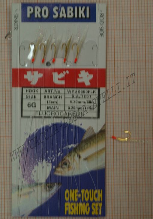 YAMASHITA PRO SABIKI AMETTIERA 6 AMI AMO N.6G ROSSO