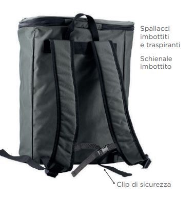 BULOX ZAINO FUNGHI CON CESTINO IN VIMINI 