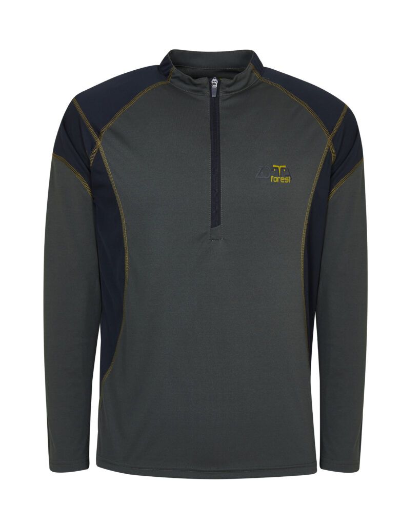 ZOTTA FOREST - MAGLIA UOMO MANICHE LUNGHE LEGGERA ROLLY (VERDE SCURO) S