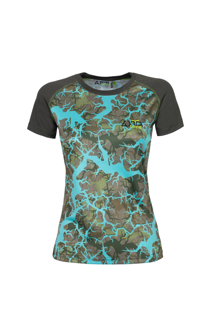 SKY T-SHIRT  ESTIVA DA DONNA IN TESSUTO INTERLOCK MOLTO LEGGERO - ZOTTA FOREST M
