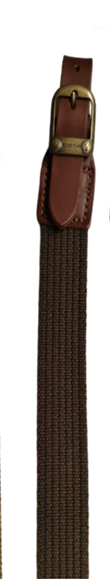 RISERVA | TRACOLLA ELASTICA FUCILE - R6077 MARRONE