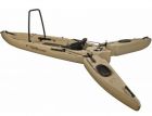 kayak per la pesca con stabilizzatori