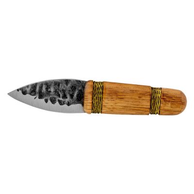 COLTELLO OTZI CON LAMA FISSA IN ACCIAIO AL CARBONIO E LEGNO - BOKER