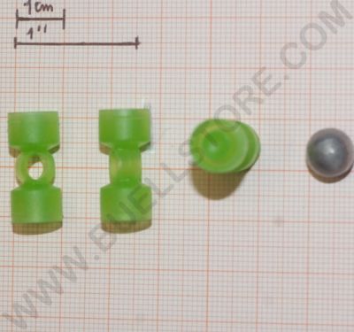 BORRE CON PALLE SOTTOCALIBRATE CALIBRO 36/410 PER BOSSOLI DA 76mm