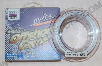 MOLIX TRECCIATO ULTRALIGHT GAME BRAID 300 metri 40 lb 18 Kg PE 3