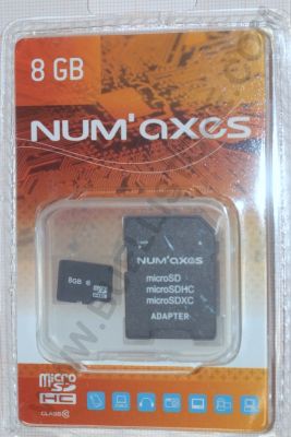 NUM'AXES MICRO SD CARD CON ADATTATORE 