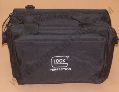GLOCK BORSA SPORT PER 4 PISTOLE E 6 CARICATORI BIFILARI 38 cm x 25 cm x  22.5 cm