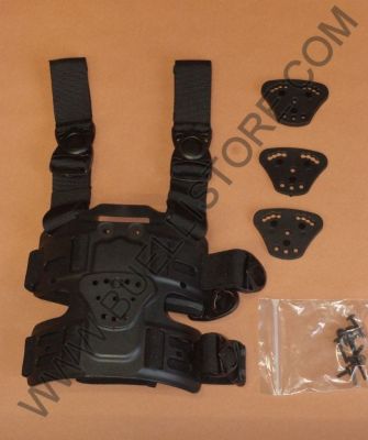 RADAR COSCIALE GRANDE " H " AD INIEZIONE CON 2 LACCI ALLA COSCIA E 2 LACCI A CINTURA