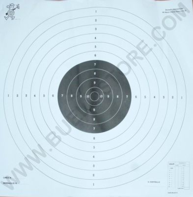 BERSAGLIO INTERNAZIONALE 55X55 cm CONFEZIONE DA 10 