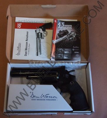 DAN WESSON REVOLVER A CO2 CANNA 4'' NERA CAL. 4.5 BB