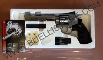 DAN WESSON REVOLVER A CO2 CANNA 6'' STEEL CAL.4.5 BB