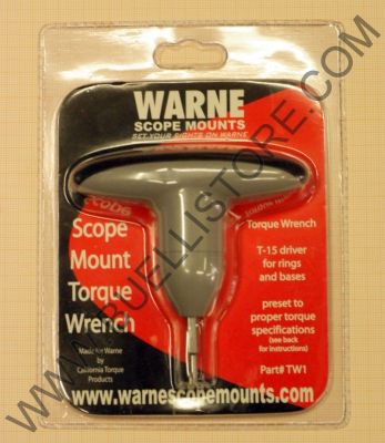 WARNE TW1 CHIAVE TORX DINAMOMETRICA 25IN/LB T-15