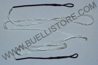 EXE CORDA EVOLUTION DACRON PER ARCHI RICURVI IN VARIE LUNGHEZZE COLORE BIANCO