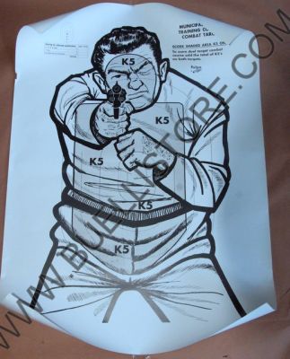 SAGOMA UOMO ARMATO BERSAGLIO POLIGONO - 70 X 100 CM 