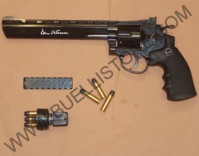 ASG DAN WESSON 8'' CO2 CAL.4.5 FUNZIONAMENTO A PELLET