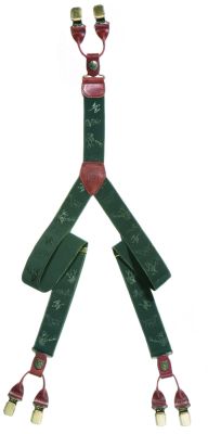 BRETELLE PER PANTALONI RISERVA - ELASTICO/PELLE 